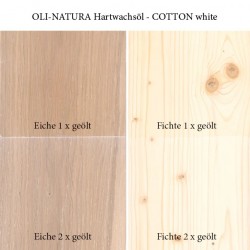 Oli-Natura Hartwaschöl - színes fa olaj bútorra lépcsőre - keményviasz olaj Wax és olaj egyben