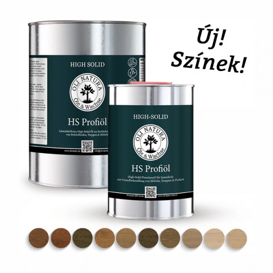 ÚJ! Oli Natura színezett HS Profi keményolaj padlóra, lépcsőre  1K / 2K